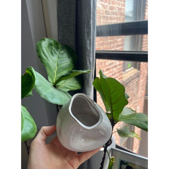 Ceramic Glazed Warped Vase - Picture 5 of 5